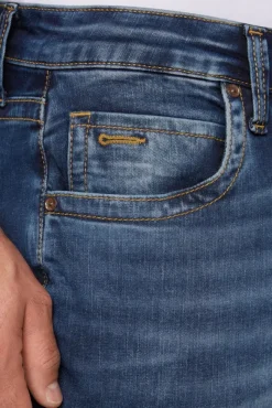 Herren CAMP DAVID & SOCCX Jeans NI:CO Regular Fit blue used