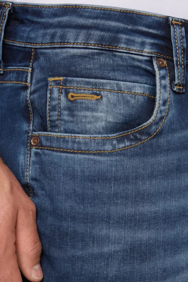Herren CAMP DAVID & SOCCX Jeans NI:CO Regular Fit blue used