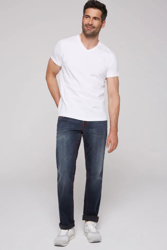 Herren CAMP DAVID & SOCCX Jeans NI:CO Regular Fit black used