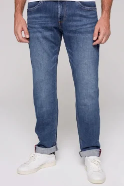 Herren CAMP DAVID & SOCCX Jeans NI:CO Regular Fit blue used