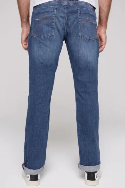 Herren CAMP DAVID & SOCCX Jeans NI:CO Regular Fit blue used