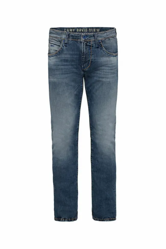 Herren CAMP DAVID & SOCCX Jeans NI:CO Regular Fit dark used vintage