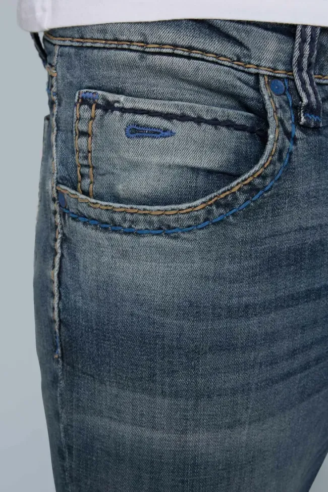 Herren CAMP DAVID & SOCCX Jeans NI:CO Regular Fit dark used vintage