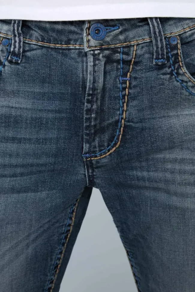 Herren CAMP DAVID & SOCCX Jeans NI:CO Regular Fit dark used vintage