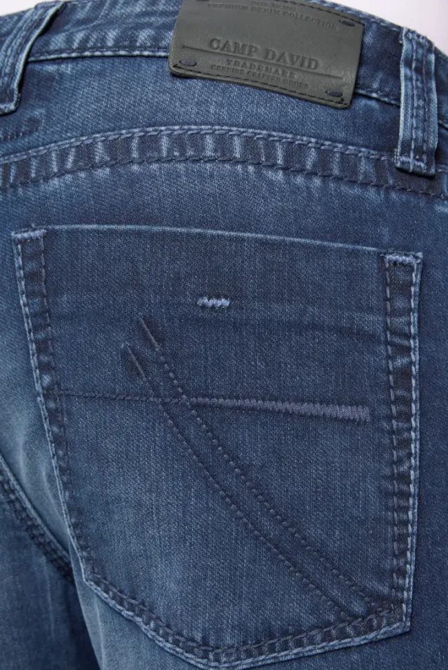 Herren CAMP DAVID & SOCCX Jeans NI:CO Regular Fit dark blue jogg