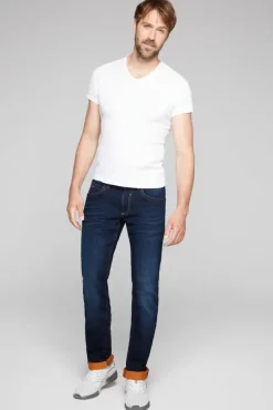 Herren CAMP DAVID & SOCCX Jeans NI:CO Regular Fit dark blue jogg