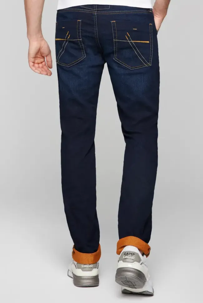 Herren CAMP DAVID & SOCCX Jeans NI:CO Regular Fit dark blue jogg