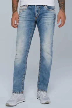 Herren CAMP DAVID & SOCCX Jeans NI:CO Regular Fit light vintage