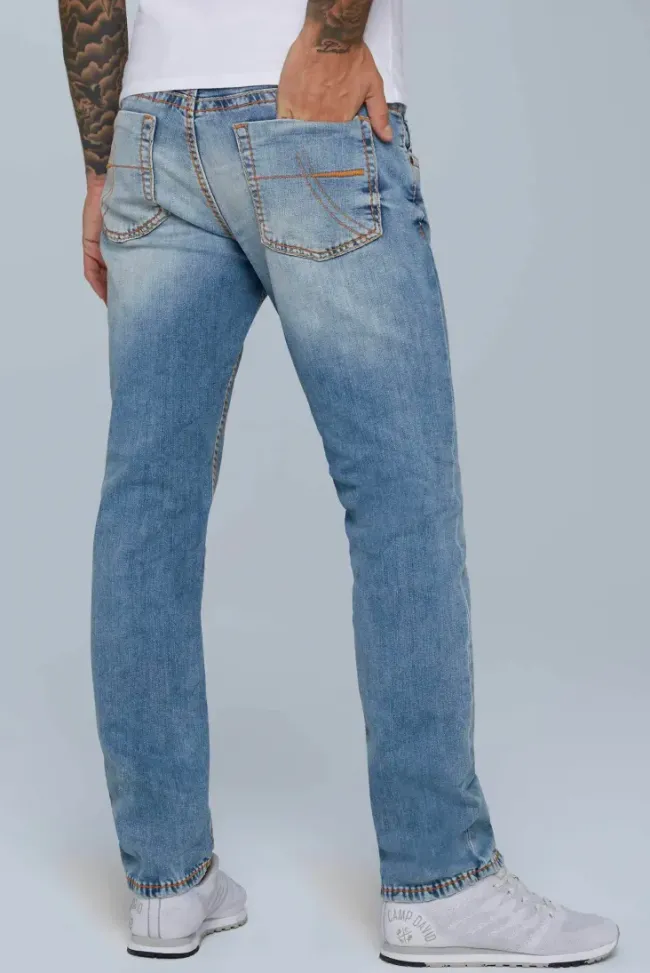 Herren CAMP DAVID & SOCCX Jeans NI:CO Regular Fit light vintage