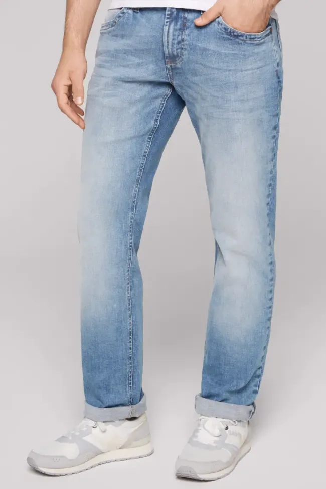 Herren CAMP DAVID & SOCCX Jeans NI:CO Regular Fit light blue used