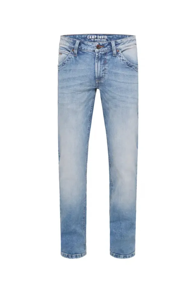 Herren CAMP DAVID & SOCCX Jeans NI:CO Regular Fit light blue used