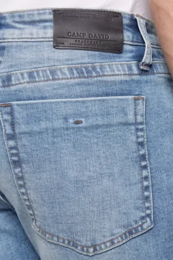 Herren CAMP DAVID & SOCCX Jeans NI:CO Regular Fit light blue used