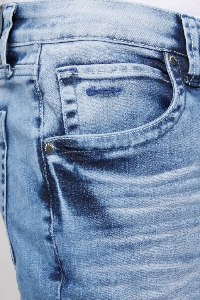 Herren CAMP DAVID & SOCCX Jeans NI:CO Regular Fit mid blue used