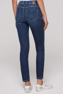 Damen CAMP DAVID & SOCCX Jeans PU:SH Slim Fit deep blue