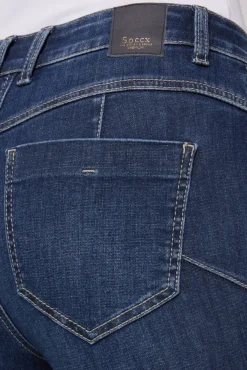 Damen CAMP DAVID & SOCCX Jeans PU:SH Slim Fit deep blue