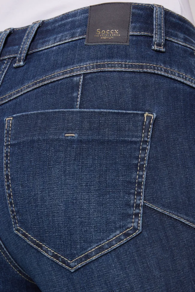 Damen CAMP DAVID & SOCCX Jeans PU:SH Slim Fit deep blue