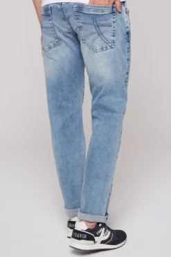 Herren CAMP DAVID & SOCCX Jeans RO:BI Slim Fit light vintage
