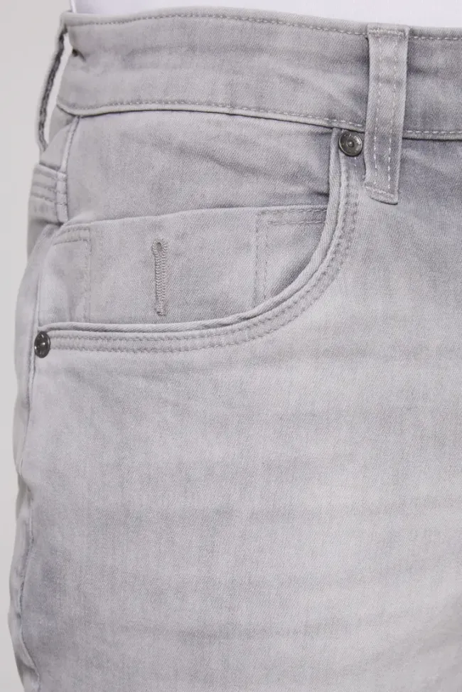 Herren CAMP DAVID & SOCCX Jeans RO:BI Slim Fit light grey