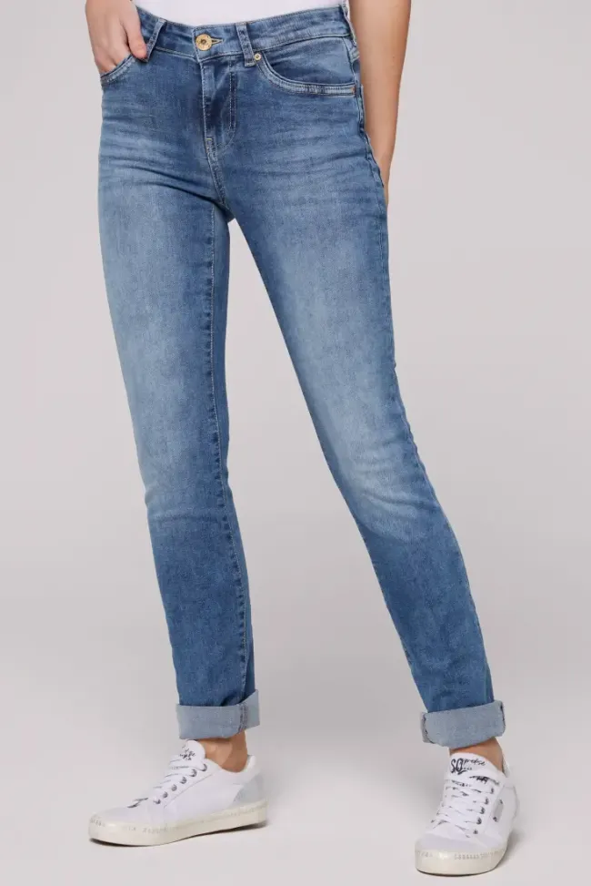 Damen CAMP DAVID & SOCCX Jeans RO:MY Regular Fit blue vintage