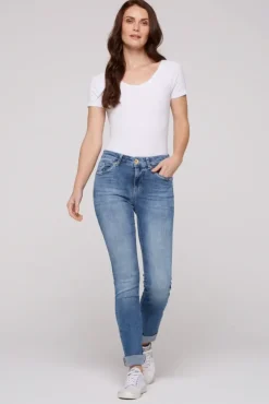 Damen CAMP DAVID & SOCCX Jeans RO:MY Regular Fit blue vintage
