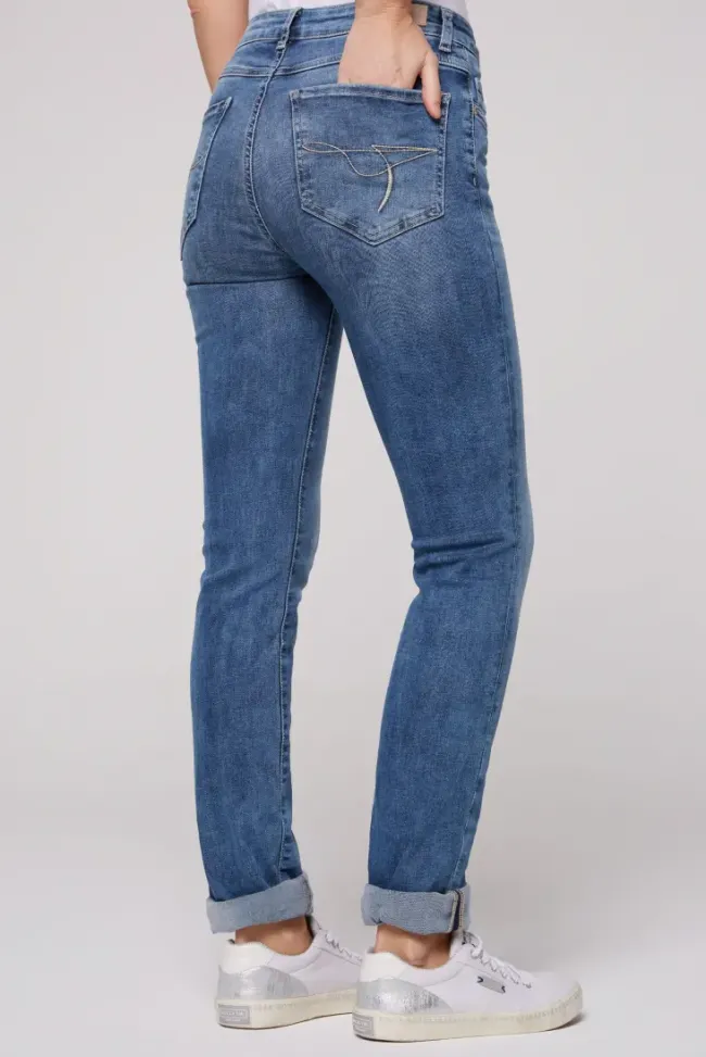 Damen CAMP DAVID & SOCCX Jeans RO:MY Regular Fit blue vintage