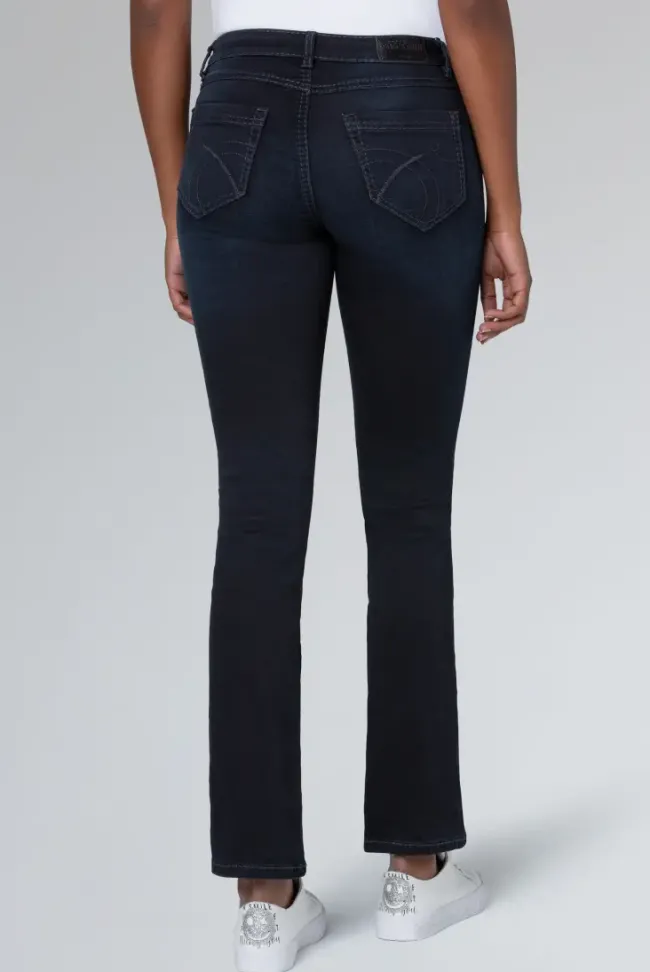 Damen CAMP DAVID & SOCCX Jeans RO:MY Regular Fit blue black used