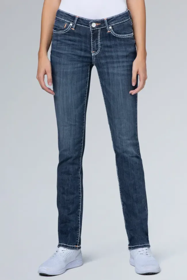 Damen CAMP DAVID & SOCCX Jeans RO:MY Regular Fit dark used vintage
