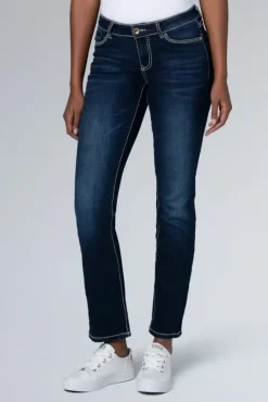 Damen CAMP DAVID & SOCCX Jeans RO:MY Regular Fit dark blue
