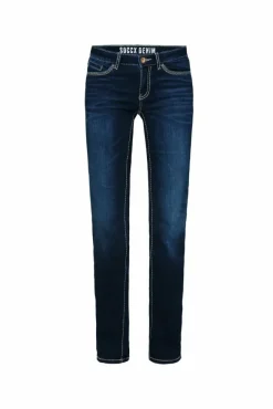 Damen CAMP DAVID & SOCCX Jeans RO:MY Regular Fit dark blue
