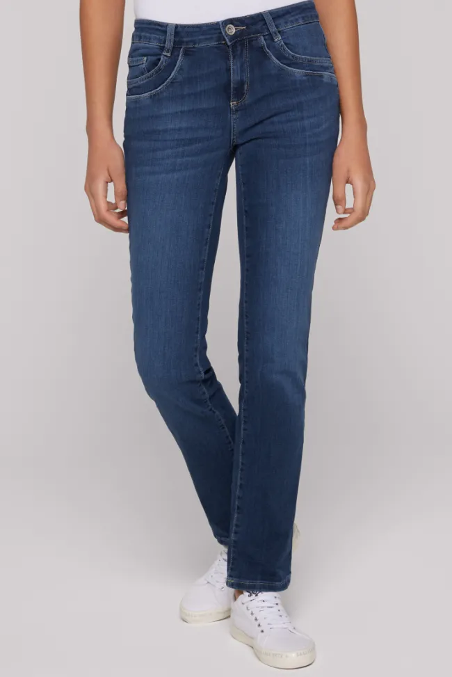 Damen CAMP DAVID & SOCCX Jeans RO:MY Regular Fit dark blue