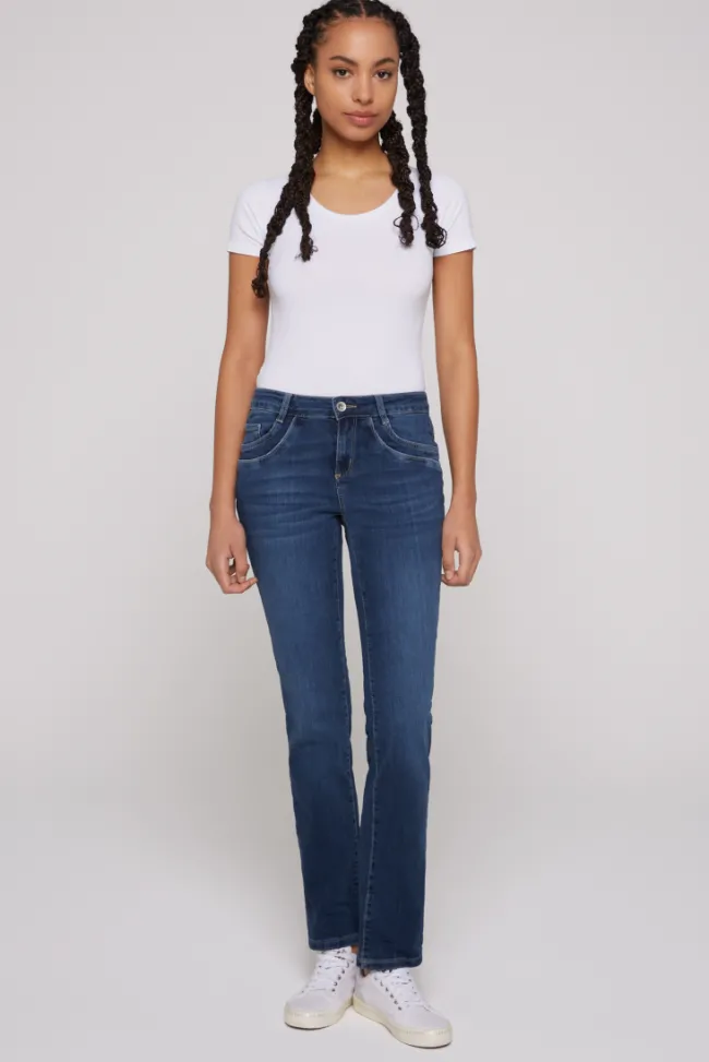 Damen CAMP DAVID & SOCCX Jeans RO:MY Regular Fit dark blue