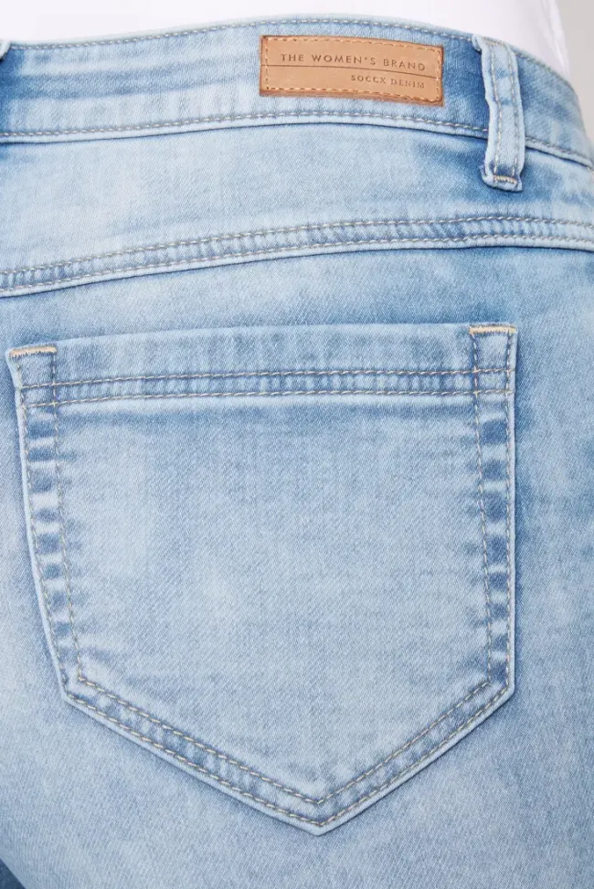 Damen CAMP DAVID & SOCCX Jeans RO:MY Regular Fit jogg bleached blue
