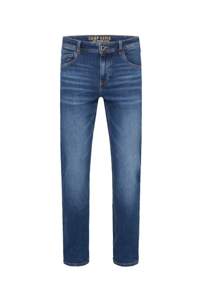 Herren CAMP DAVID & SOCCX Jeans ST:VE Regular Fit real blue
