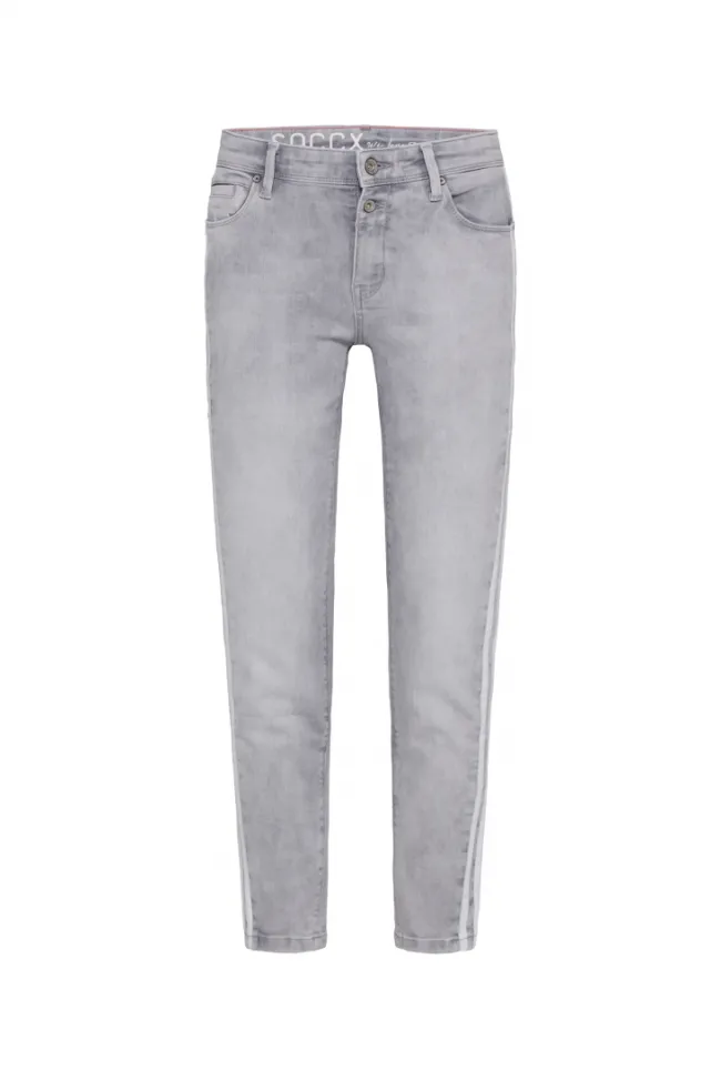 Damen CAMP DAVID & SOCCX Jeans SU:SI Regular Fit light grey