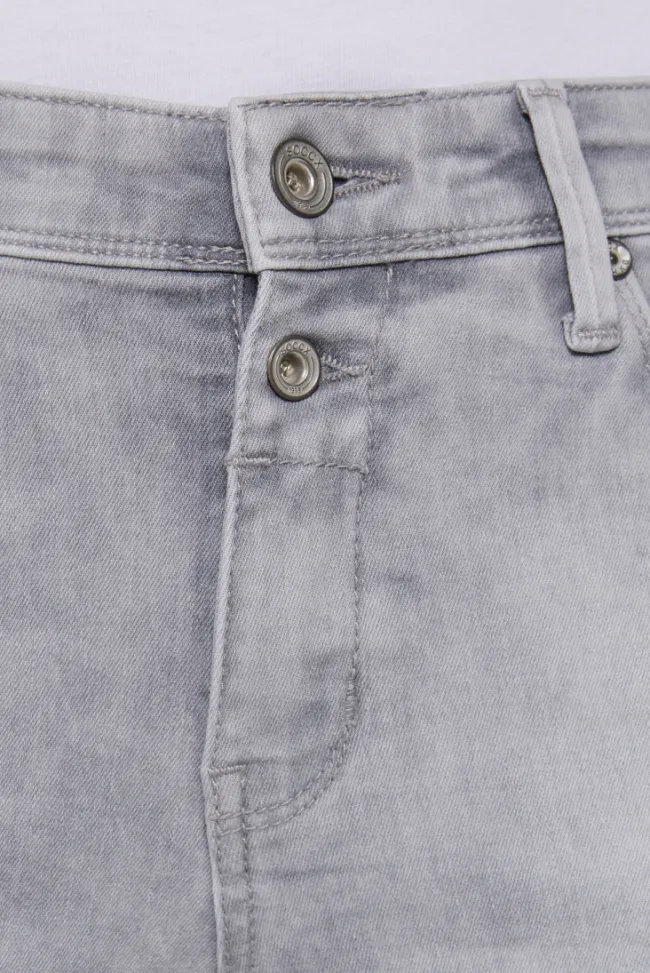 Damen CAMP DAVID & SOCCX Jeans SU:SI Regular Fit light grey