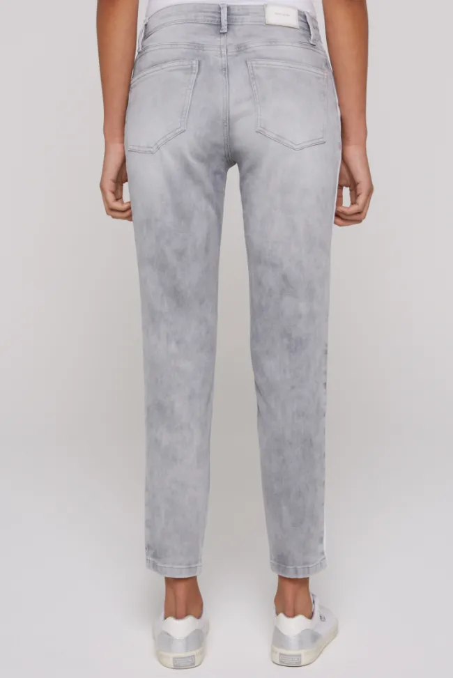Damen CAMP DAVID & SOCCX Jeans SU:SI Regular Fit light grey