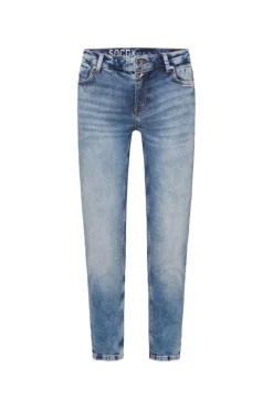 Damen CAMP DAVID & SOCCX Jeans SU:SI Regular Fit smooth blue