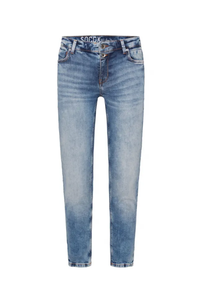 Damen CAMP DAVID & SOCCX Jeans SU:SI Regular Fit smooth blue