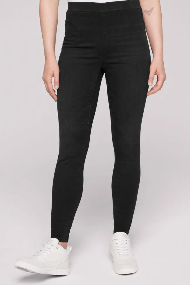 Damen CAMP DAVID & SOCCX Jeggings PI:A Skinny Fit black used