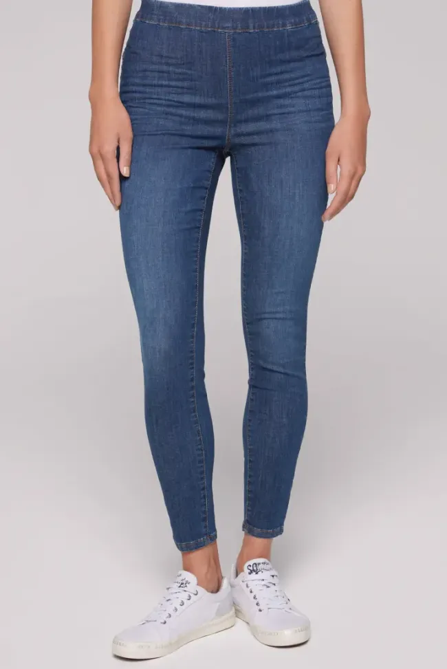 Damen CAMP DAVID & SOCCX Jeggings PI:A Skinny Fit blue used