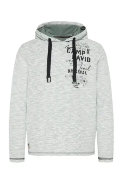 Herren CAMP DAVID & SOCCX Kapuzenshirt mit Brusttasche und Logo Print