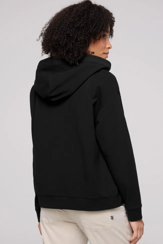 Damen CAMP DAVID & SOCCX Kapuzensweatjacke mit einer Klappentasche