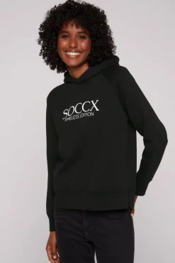 Damen CAMP DAVID & SOCCX Kapuzensweatshirt mit Logo Print