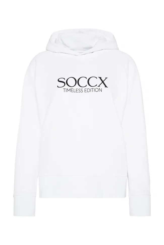 Damen CAMP DAVID & SOCCX Kapuzensweatshirt mit Logo Print