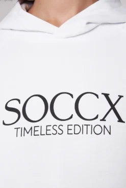 Damen CAMP DAVID & SOCCX Kapuzensweatshirt mit Logo Print