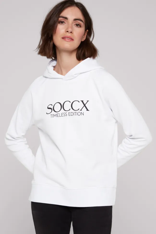 Damen CAMP DAVID & SOCCX Kapuzensweatshirt mit Logo Print