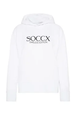 Damen CAMP DAVID & SOCCX Kapuzensweatshirt mit Logo Print