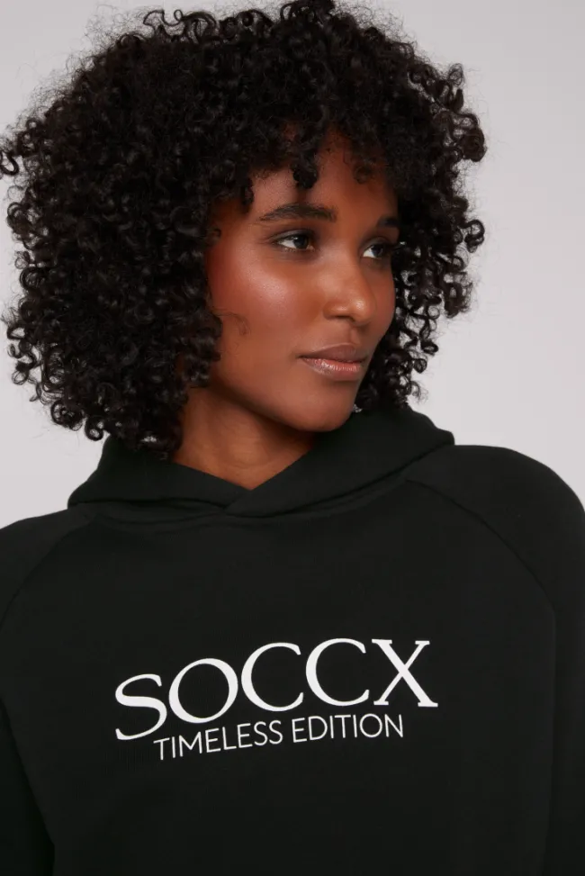 Damen CAMP DAVID & SOCCX Kapuzensweatshirt mit Logo Print