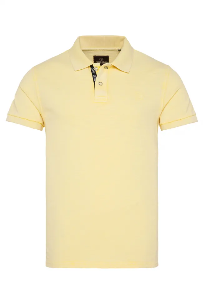 Herren CAMP DAVID & SOCCX Kurzarmpolo aus Pikee mit Logostick