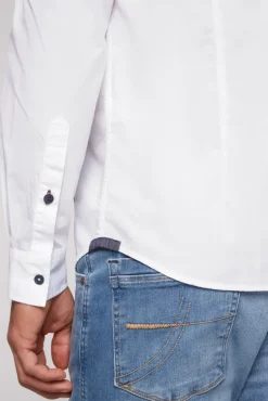 Herren CAMP DAVID & SOCCX Langarmhemd mit Color-Blocking und Artworks